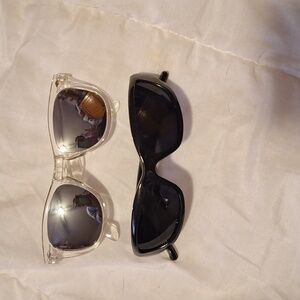 Two piece sunglasses set